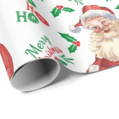 Trendy  kerstkalligrafie cadeaupapier (Rol Hoek)