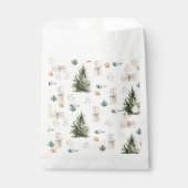 Trendy kerstpatroon | WATERVERF Bedankzakje (Voorkant)