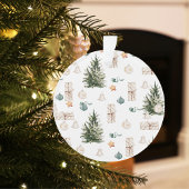 Trendy kerstpatroon | WATERVERF Ornament