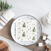 Trendy kerstpatroon | WATERVERF Servet