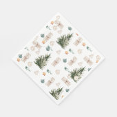 Trendy kerstpatroon | WATERVERF Servet (Hoek)