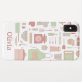 Trendy Keuken Kookgerei Patroon Case-Mate iPhone Case (Achterkant (horizontaal))