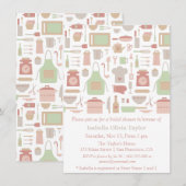 Trendy keuken kookgerei Vrijgezellenfeest Kaart (Voorkant / Achterkant)