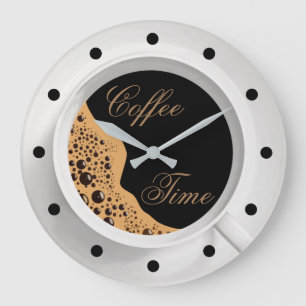 Trendy Kitchen Koffee Time Wall klokken