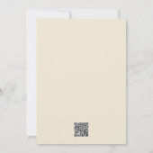 Trendy Klasse van 2024 Foto Afstuderen Invitation Kaart (Achterkant)