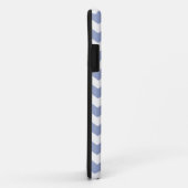 Trendy, klassiek lichtblauw chevron zigzag patroon Case-Mate iPhone case (Achterkant/rechts)