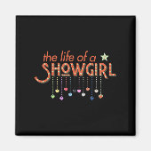 Trendy kleding in mijn Showgirl tijdperk Star Stud Magneet (Voorkant)