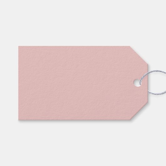 Trendy Kleur Licht Roze Cadeaublaadjes Cadeaulabel (Voorkant (Horizontaal))