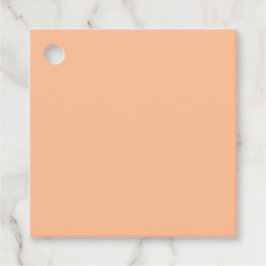 Trendy kleur Peach Fuzz Solid Color | Elegant Bedankjes Labels