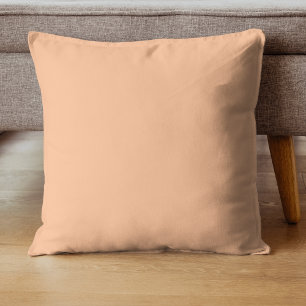 Trendy kleur Peach Fuzz Solid Color Elegant Kussen