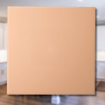 Trendy kleur Peach Fuzz Solid Color | Elegant Tegeltje<br><div class="desc">Trendy kleur Peach Fuzz Solid Color | Klassiek | Elegant | Trendy | Stijlvol | Cadeau</div>