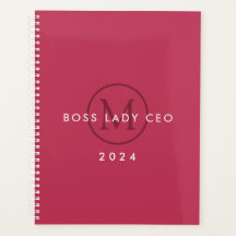 Trendy Kleur van het Jaar Monogram 2024 Boss Lady