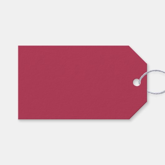 Trendy Kleur Warm Roze Cadeaublaadjes Cadeaulabel (Voorkant (Horizontaal))