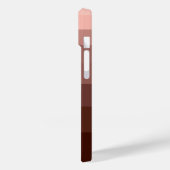Trendy Kleurblokken Bruin aanpasbaar bord Case-Mate iPhone Case (Achterkant / Links)