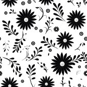 Trendy Kleuren Custom Deken Zwart Wit Botanisch