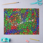 Trendy kleurig gekleurd glas tissuepapier (Craft)