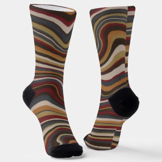 Trendy Kleurrijk Patroon Sokken (Gebogen)