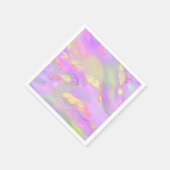 Trendy  kleurrijke abstracte golven servet (Hoek)
