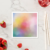 Trendy Kleurrijke Abstracte Kunst Elegante Modern Servet (Insitu)