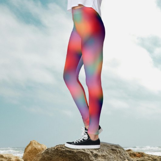 Trendy Kleurrijke Aurora Borealis Noorderlicht Leggings