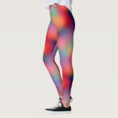 Trendy Kleurrijke Aurora Borealis Noorderlicht Leggings (Links)