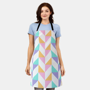 Trendy Kleurrijke Geometrische Vormen – Moderne St Schort