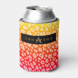 Trendy Kleurrijke Gradient Jaguar Print Patroon Na Blikjeskoeler