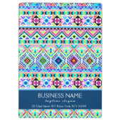 Trendy kleurrijke inheemse Azteekse stam Klembord (Achterkant)