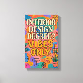 Trendy Kleurrijke Kunst Canvas voor Creatieve Ruim Afdruk (Voorkant)