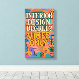 Trendy Kleurrijke Kunst Canvas voor Creatieve Ruim Afdruk