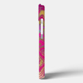 Trendy Kleurrijke Marmer, Initiaal Case-Mate iPhone Case (Achterkant / Links)