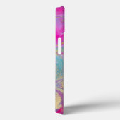 Trendy Kleurrijke Marmer, Initiaal Case-Mate iPhone Case (Achterkant / Rechts)