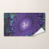 Trendy Kleurrijke Moderne Abstracte Fractale Bloem Bad Handdoek (Handdoek)