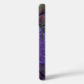 Trendy Kleurrijke Moderne Abstracte Fractale Bloem Case-Mate iPhone Case (Achterkant / Links)