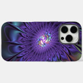 Trendy Kleurrijke Moderne Abstracte Fractale Bloem Case-Mate iPhone Case (Achterkant (horizontaal))