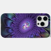 Trendy Kleurrijke Moderne Abstracte Fractale Bloem Case-Mate iPhone Case (Achterkant (horizontaal))