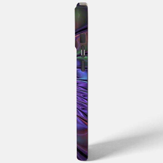 Trendy Kleurrijke Moderne Abstracte Fractale Bloem Case-Mate iPhone Case (Achterkant / Links)