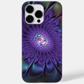 Trendy Kleurrijke Moderne Abstracte Fractale Bloem Case-Mate iPhone Case (Achterkant)