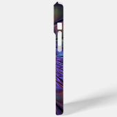 Trendy Kleurrijke Moderne Abstracte Fractale Bloem Case-Mate iPhone Case (Achterkant / Links)