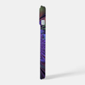 Trendy Kleurrijke Moderne Abstracte Fractale Bloem iPhone 15 Case (Linkerkant)