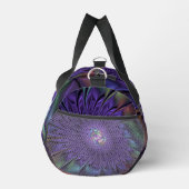 Trendy Kleurrijke Moderne Abstracte Fractale Bloem Plunjezak (Rechts)