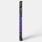 Trendy Kleurrijke Moderne Abstracte Fractale Bloem Samsung Galaxy Hoesje (Linkerkant)