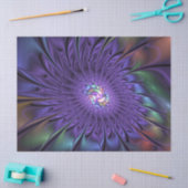Trendy Kleurrijke Moderne Abstracte Fractale Bloem Tissuepapier (Craft)