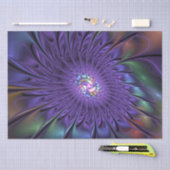 Trendy Kleurrijke Moderne Abstracte Fractale Bloem Tissuepapier (Craft)