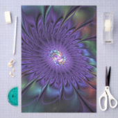 Trendy Kleurrijke Moderne Abstracte Fractale Bloem Tissuepapier (Craft)