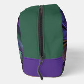 Trendy Kleurrijke Moderne Abstracte Fractale Bloem Toilettasje (Rechts)