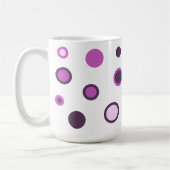 Trendy kleurrijke Polka Dot Coffee Cup Koffiemok (Links)
