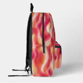 Trendy Kleurrijke Roze Oranje Gele Tie Dye Custom Bedrukte Rugzak (Links)