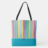 Trendy kleurrijke Summer Stripes Tas (Voorkant)