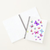 trendy kleurrijke Vlinders  Notitieboek (Binnen)